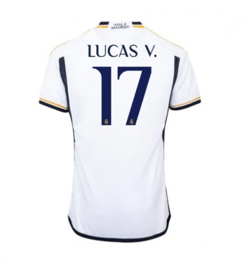 Real Madrid Lucas Vazquez #17 Replica Home Stadium Shirt 2023-24 Short Sleeve